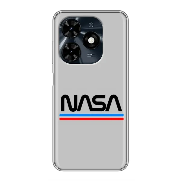 Чохол з принтом «NASA» для TECNO Spark 20c Чохол з принтом «NASA» для TECNO Spark 20c