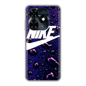 Чехол для TECNO Spark 20c - с принтом Найк (AlphaPrint) (Найк принт)