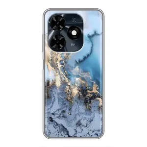 Мраморний чехол на TECNO Spark 20c (VPrint) (Ніжний мрамор)
