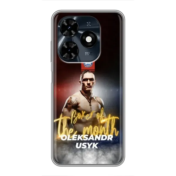 Чохол з принтом «Olexandr Usyk» для TECNO Spark 20c Чохол з принтом «Olexandr Usyk» для TECNO Spark 20c