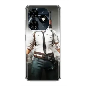 Чехол PUBG для Техно Спарк 20с (AlphaPrint)