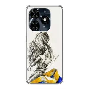 Чехлы Доброго вечора, ми за України для Техно Спарк 20с (AlphaPrint) (Победа)