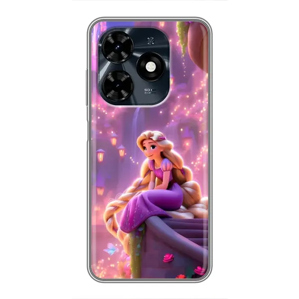Чохол з принтом «Рапунцель у замку» для TECNO Spark 20c Чохол з принтом «Рапунцель у замку» для TECNO Spark 20c