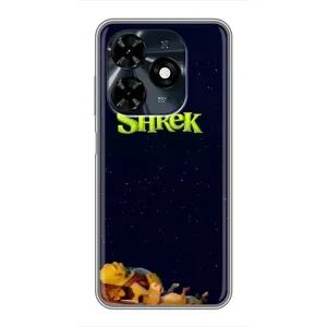 Чохол з мультфільмом Шрек на TECNO Spark 20c (Відпочиваючий Шрек)