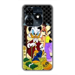 Чехли для TECNO Spark 20c - Скрудж МакДак Louis Vuitton (PREMIUMPrint) (Стильна Утка)