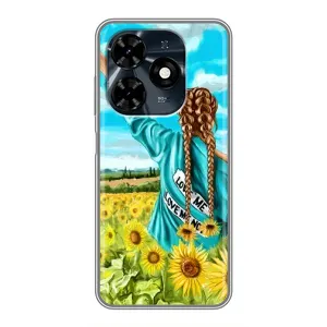 Чехол для Патриота Украины TECNO Spark 20c - (AlphaPrint) (Украиночка)