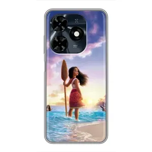 Чохол з мультфільмом Ваяна TECNO Spark 20c (Моана з веслом)