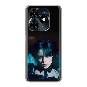 Чохли Венсдей на TECNO Spark 20c Уенсдей (AlphaPrint) (погляд Венздей)
