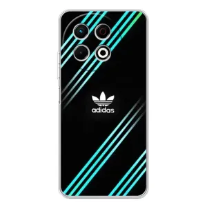 Чехлы Адидас для TECNO Spark 30 Pro (AlphaPrint) (Адидас с полосами)