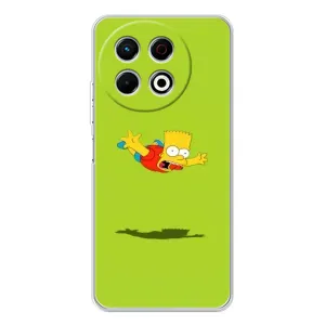 Чехол с Симпсонами для TECNO Spark 30 Pro (VPrint) (Барт Симпсон)