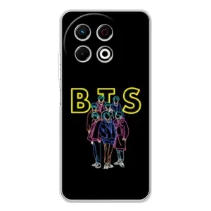 Чехол с принтом «BTS стайл» для TECNO Spark 30 Pro