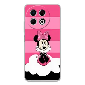 Эксклюзивный чехол для TECNO Spark 30 Pro (AlphaPrint - Мультяшные) (Девочка Maus)