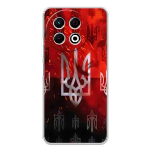 Украинские Чехлы для TECNO Spark 30 Pro с картинкой УПА (AlphaPrint) (ГЕРБ УПА)