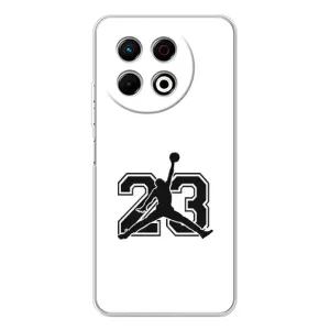 Чехлы для TECNO Spark 30 Pro - с картинкой JORDAN (AlphaPrint) (Jordan 23)