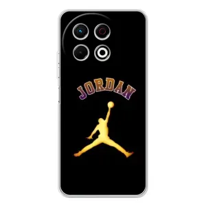Чехлы для TECNO Spark 30 Pro - с картинкой JORDAN (AlphaPrint) (Jordan Gold)