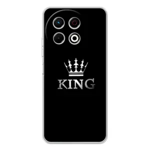 Чехол с принтом «KING» для TECNO Spark 30 Pro