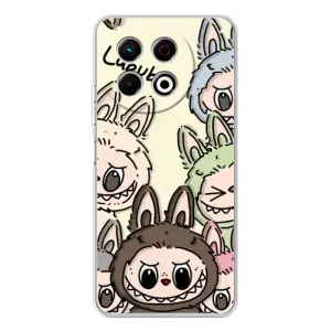 Чохол з Лабубу на TECNO Spark 30 Pro (Золота мавпа Bored Ape)