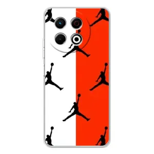 Чехлы для TECNO Spark 30 Pro - с картинкой JORDAN (AlphaPrint) (Лого Джордан)