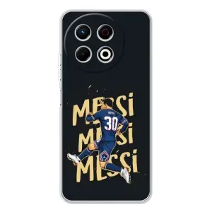 Чехлы для TECNO Spark 30 Pro (Leo чемпион) (AlphaPrint) (Messi ПСЖ)