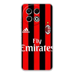 Чехлы для TECNO Spark 30 Pro (VPrint) - Футбольные клубы (Milan)