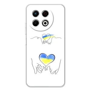 Чехол для Патриота Украины TECNO Spark 30 Pro - (AlphaPrint) (Мир Украине)