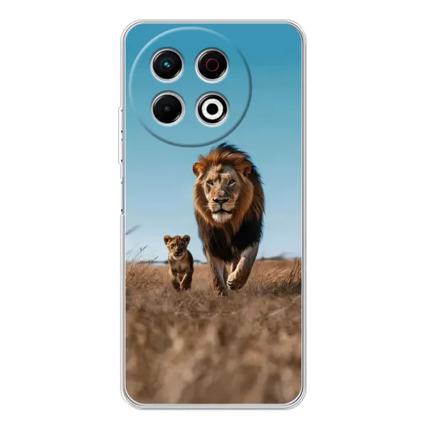 Чехол с принтом «Мусафа и Симба» для TECNO Spark 30 Pro