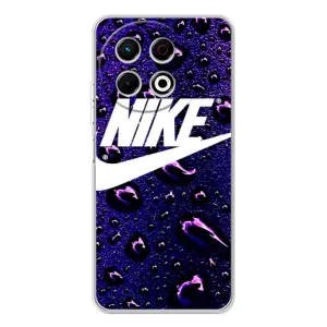 Чехол для TECNO Spark 30 Pro - с принтом Найк (AlphaPrint) (Найк принт)