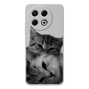 Чохол з малюнком кіт на TECNO Spark 30 Pro (Пара котів)