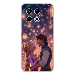 Чехол Рапунцель для TECNO Spark 30 Pro (Принцесса и принц)