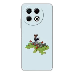 Чехлы с картинкой собаки Патрон для TECNO Spark 30 Pro (AlphaPrint) (Сапер Пес)