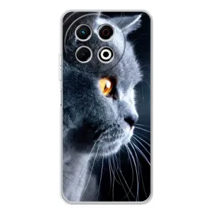 Чохли з Котиками для TECNO Spark 30 Pro (VPrint) (Сірий Кіт)