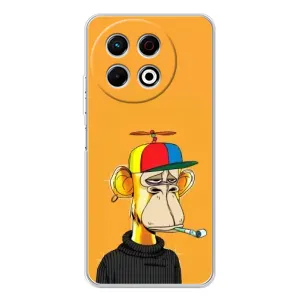 Чохли з Мавпами NFT для TECNO Spark 30 Pro (AlphaPrint) (Нудна мавпа NFT)