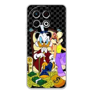 Чехли для TECNO Spark 30 Pro - Скрудж МакДак Louis Vuitton (PREMIUMPrint) (Стильна Утка)