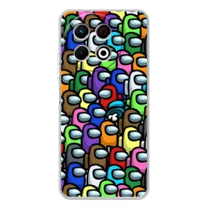 Чехол Амонг Ас для TECNO Spark 30 Pro (AlphaPrint) (Убит)