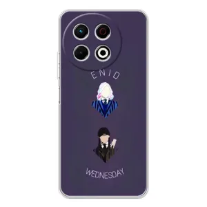 Чехлы Венсдей на TECNO Spark 30 Pro Уэнсдей (AlphaPrint) (Уэнздей и подруга)