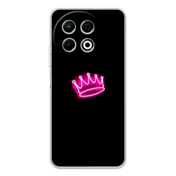 Чехол с принтом «Яркая корона» для TECNO Spark 30 Pro