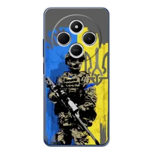 Чехлы с картинкой ЗСУ для Tecno Spark 30 (AlphaPrint) (АРТ солдат)