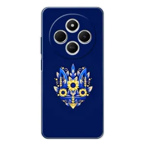 Чохли для Tecno Spark 30 Укр. Символіка (AlphaPrint) (Квітковий Герб)