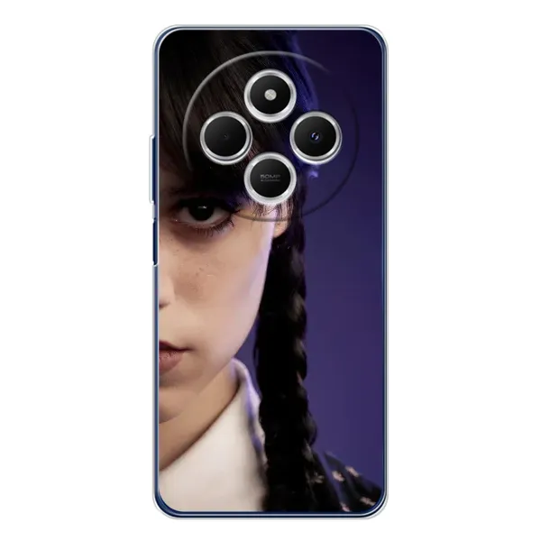 Чохол з принтом «Загадковий погляд Венздей» для TECNO Spark 30 Чохол з принтом «Загадковий погляд Венздей» для TECNO Spark 30