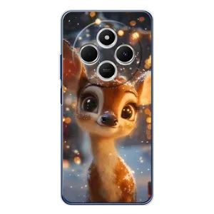 Чехол с принтом «Олененок среди гирлянд» для TECNO Spark 30