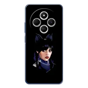 Чохли Венсдей на Tecno Spark 30 Уенсдей (AlphaPrint) (серйозна Венздей)