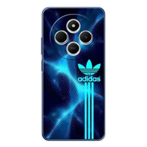 Чехлы Адидас для Tecno Spark 30 (AlphaPrint) (Синий Адидас)