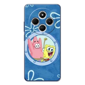 Чехол Губка Боб для Спарк 30 (В иллюминаторе)