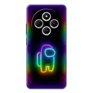 Чехол Амонг Ас для Tecno Spark 30 (AlphaPrint) (Яркий скин)