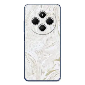 Мраморний чехол на Tecno Spark 30C (VPrint) (Білий мрамор)