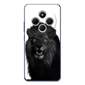 Чохли з картинкою животних Tecno Spark 30C (Чорний ЛЕВ)