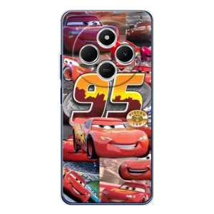 Силіконовий чохол Маквін для Tecno Spark 30C (Колаж Блискавка Маквін)