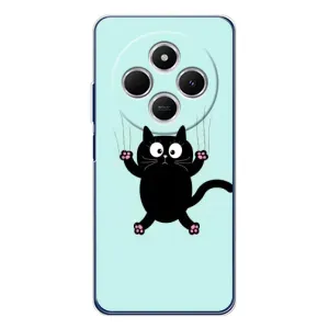 Чохол з принтом для Tecno Spark 30C (AlphaPrint) Модні коти (Падаючий кіт)