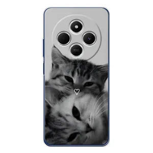 Чохол з малюнком кіт на Tecno Spark 30C (Пара котів)