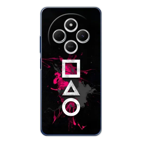 Чехол с принтом «Символы Игра кальмара» для TECNO Spark 30C Чехол с принтом «Символы Игра кальмара» для TECNO Spark 30C